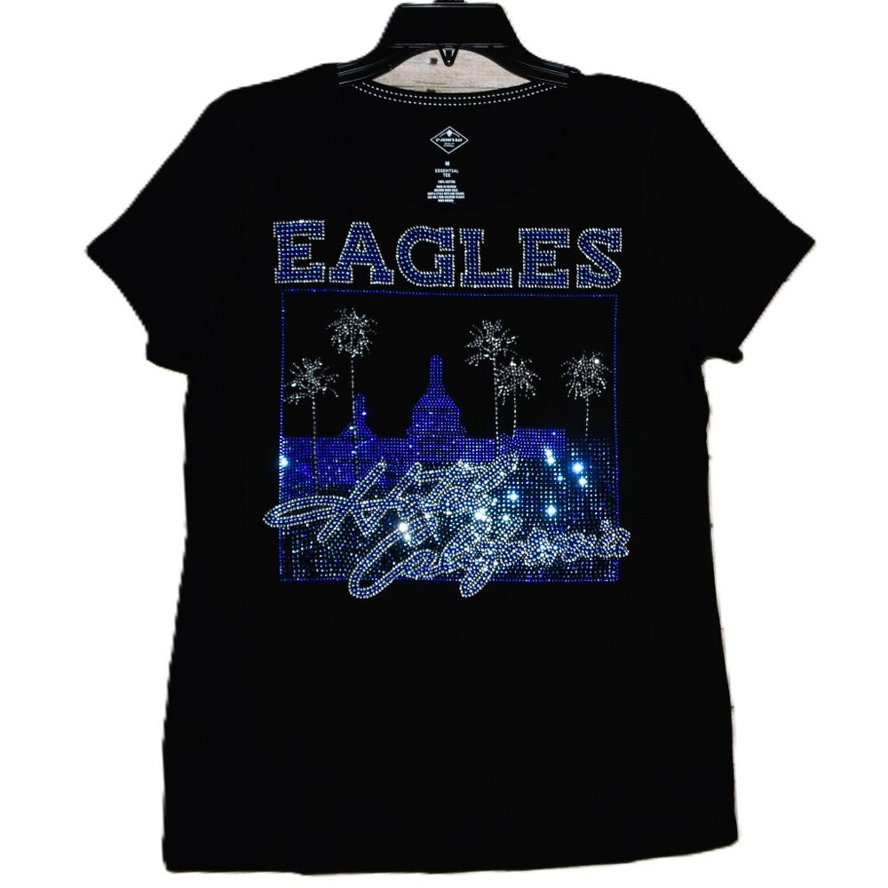 Eagles rhinestone short sleeve shirt XS S M L XL XXL 1X2X3X4X5X - Picture 5 of 9